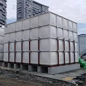 BDF装配式地埋水箱抗浮玻璃钢水箱安装示意图