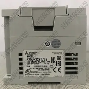 原装三菱PLC FX5U-32MT/ES,模拟量2入1出,RS485,网口