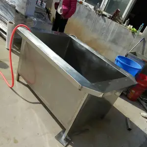 牛蹄浸烫池子设备厂家 电加热牛头烫锅 利顺烫牛头用烫锅