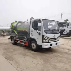 5吨吸污车_国六东风多利卡5方自吸自排吸污车