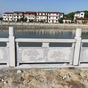 贵阳市水利建设石雕栏杆 花岗岩广场护栏花板厂家