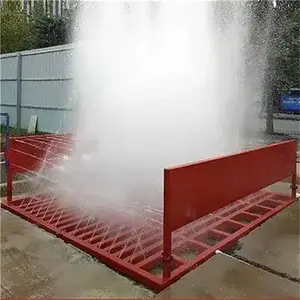 全自动感应冲洗平台除尘环保工地洗车机工程洗轮机80吨100吨