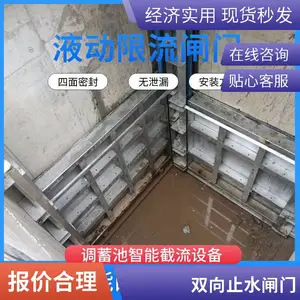 限流阀 截污井限流闸门一体化泵站智能闸门雨污分流闸