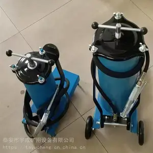 宇成供应10L脚踏式黄油枪人力踩踏 高压手动注油器
