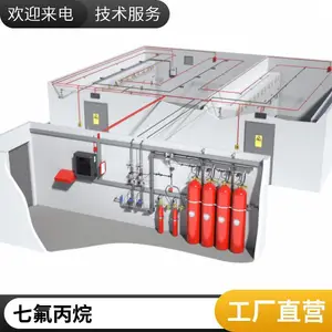 胶印机高压CO2灭火系统 印刷机自动抑制灭火装置