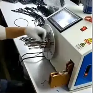 全自动绕线机 半自动USB数据线电源线圆圈捆绑机扎管机电动绕线机