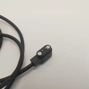 磁吸式60CM充电线智能手表保温杯充电数据线pin2针磁吸线蓝牙耳机充电线