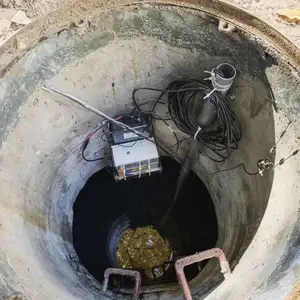 井内挂壁式多参数水质监测设备PH，COD，浊度，雨水管网