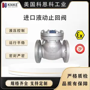 进口液动止回阀 旋启式液压结构 快速启闭 碳钢不锈钢 美国KNKE科恩科