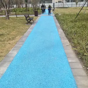 成都彩色透水混凝土,基层增强剂,彩色着色剂,彩色罩面剂,【宏奕建筑】建设美好彩色城市,排除内涝。