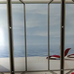 广东铝合金门窗厂红海豚铝合金平开门 折叠门 推拉门