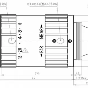 长步道可见近可见近红外镜头镜头VI2502A