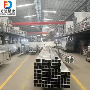 铝方管厂家现货加工定制6063铝合金方管100*100*2矩形铝方管铝方通