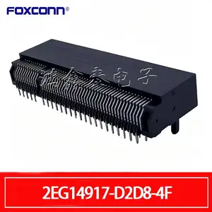 Foxconn/富士康 金手指连接器 1mm P数:98P 弯插 P=1mm 2EG14917-D2D8-4F