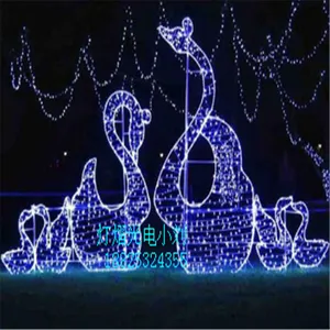 天鹅之恋动物造型灯 LED滴塑造型灯 3D图案灯 LED圣诞装饰灯