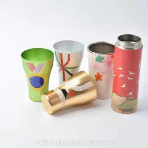 东莞建成辉五金保温杯水贴定制加工、塑胶玩具车水贴加工生产