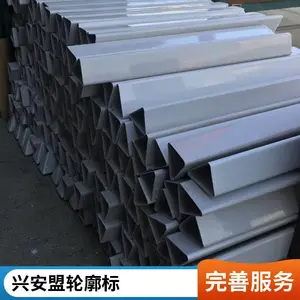 高速公路隧道反光柱形护栏附着式柱帽 夜间反光导向轮廓标 圆形
