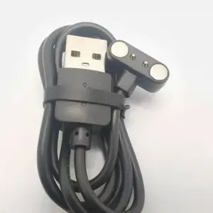 磁吸充电线榨汁杯数据线3U镀金N52磁铁2pin4pin充电线儿童手表手环充电线