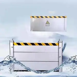 广州防汛铝合金挡水板生产厂家 广州移动式防洪防汛板挡水墙安装