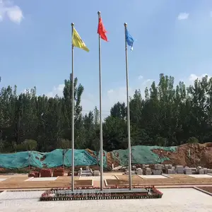 电动升降旗杆|国歌同步|不锈钢材质|安装供应商|苏州灿宇建材