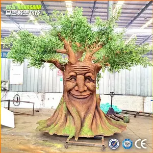 畅想模型大型仿真硅胶说话树机械电动树爷爷科普展品仿生树定做厂家