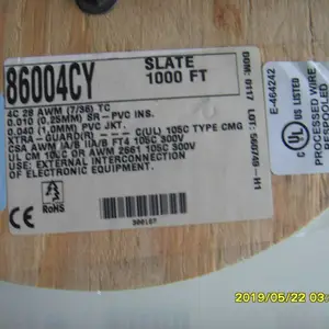 ����alpha wire �����������300 V ����+��֯���Σ�4о 86004CY SL001