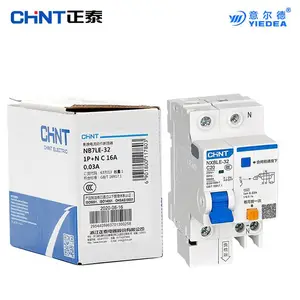 正泰开关NXBLE 1P 2P 3P 3P+ 4P 63A 32A空气漏电保护器63A带家用小型断路