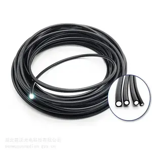 塑料光缆 单芯通信光缆 原装纤芯 工业控制 通讯黑皮光缆批发