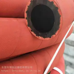博瑞达 除锈耐磨喷砂管25mm 船厂矿用隧道建筑用喷砂胶管 喷砂机专用喷砂管