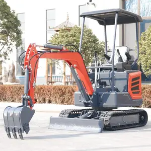 松土挖沟18小型挖掘机全新国产小挖机岳工柴油动力小勾机