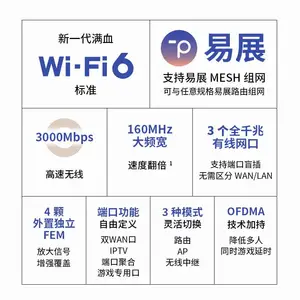 TP-LINK AX3000 wifi6ȫǧ������·���� ǧ�׶˿ڼ��ø��ٴ�ǽ��