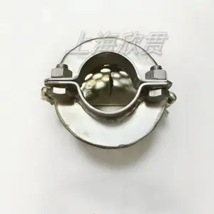 CB623-80带夹环圆形不锈钢吸入滤网