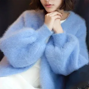 3-8元冬季女装中长款厚款包臀打底毛衣 针织加厚羊毛绒弹力保暖羊毛针织衫男女套头打底毛衣面料