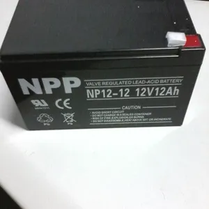 耐普蓄电池12V12AH NP12-12消防主机电梯电瓶 免维护厂家直销