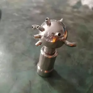 华强卫生级螺纹式不锈钢360°旋转清洗球