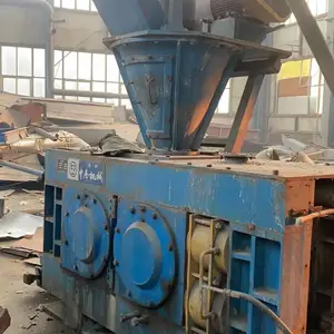 供应二手九成新中原650X220双输出高压干粉压球机