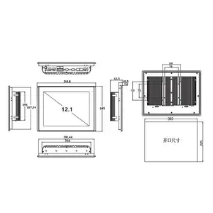 GITSTAR i7ʮ�������� 12.1Ӣ�繤ҵƽ����Դ�����ʾ��PPC-1202