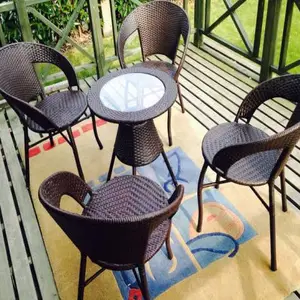昆明编藤桌椅仿藤家具人工藤家具