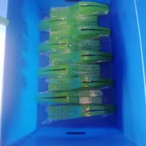 青岛厂家设计生产大号车间专用蓝色PP中空板储存箱
