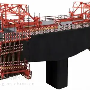 连续梁大桥挂篮模板 杆件加工租赁 大截面大跨度连续梁特殊桥形施工
