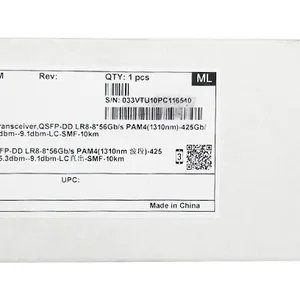 ��Ϊ HUAWEI ��ģ�� 400G-10km LR8 QSFP-DD 02312HCM/OSK010N02