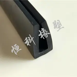 耐高温U型硅胶密封条 食品级环保 门窗机柜烤箱设备密封胶条 厂家批发