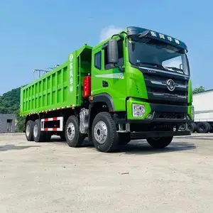 8x4国六东风华神轻皮自卸车,东风6.8米前四后八自卸车报价