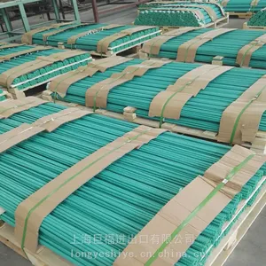 供应桥梁环氧涂层钢筋 三级四级抗震螺纹钢HRB400E HRB500E 耐腐蚀静电喷涂钢筋折弯