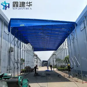 乐 山工厂货仓雨棚保温篷房 电动推拉棚加工定制
