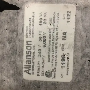 供应美国原厂原装 Allanson 点火变压器 1196-PF-G