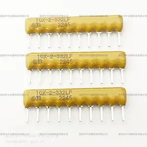 BOURNS 4610X-102-332LF 10X-2-332LF 3.3KΩ隔离5电阻器排阻SIP-10P