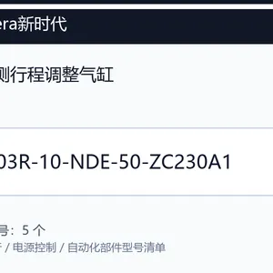 New-era新时代回缩侧行程调整气缸型号咨询 CS03R-10-NDE-50-ZC230A1