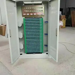 288芯室内落地式光纤配线架ODF直插式光纤机柜