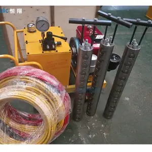 电动液压凿岩劈裂棒 柱塞式岩石分裂棒 柴油机带动静爆破石开山机